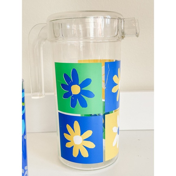 Vtg Precision Craft Pitcher and Thermoserve Cups - Picture 1 of 10